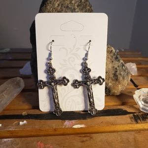 Handmade Cross earrings